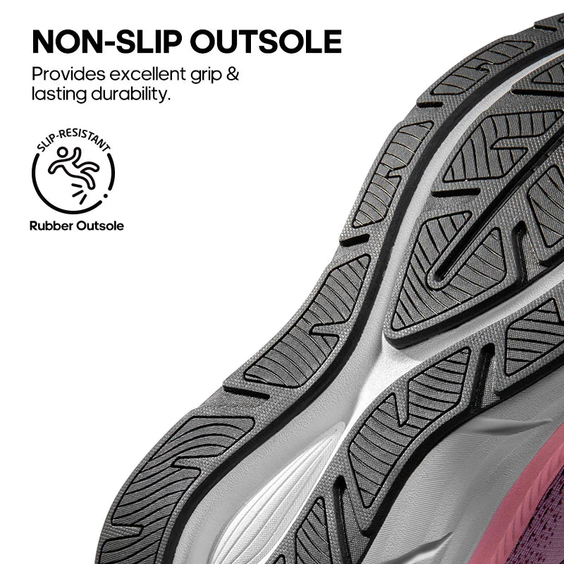 Aerion-Supportive Walking Shoes-Purple