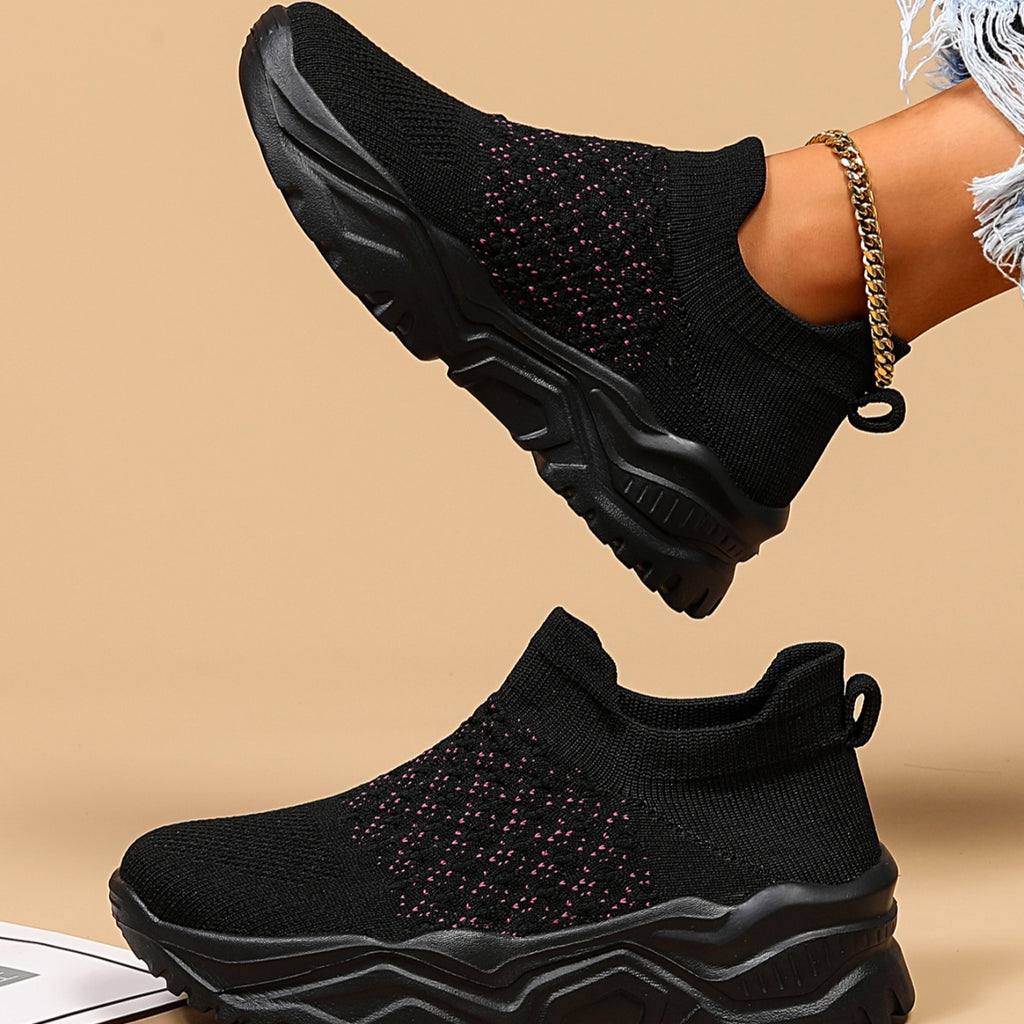 Ortho Cloud-Black Pink Polka Dots