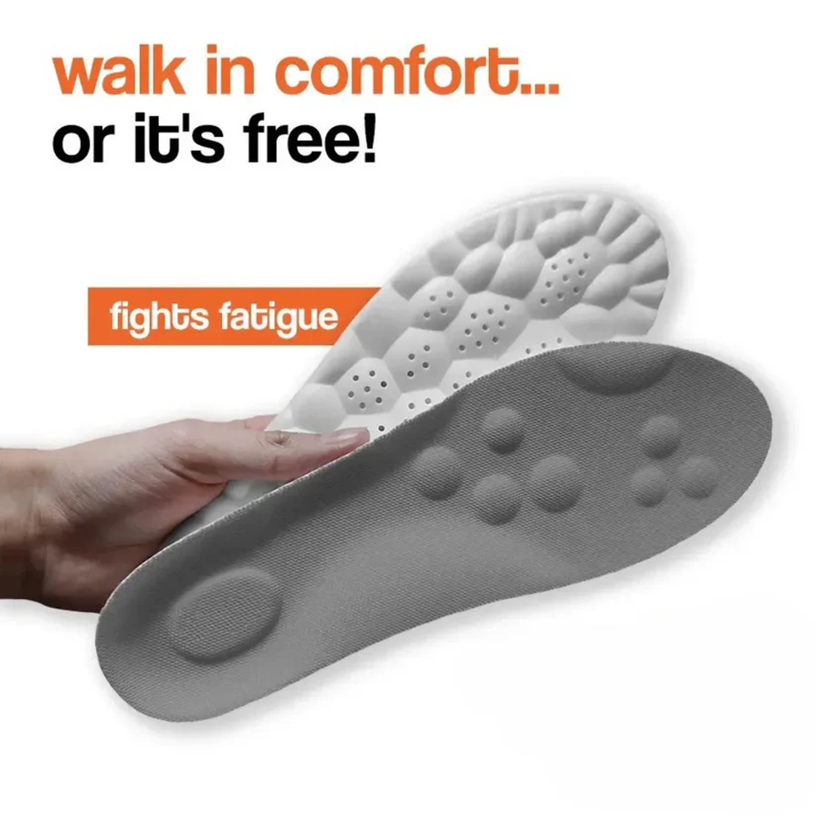 Massage Insoles - Pain relieving foot pads